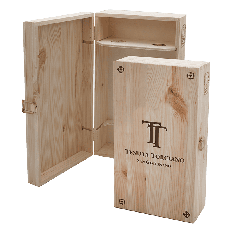 Wooden Box TT - 2 bottles